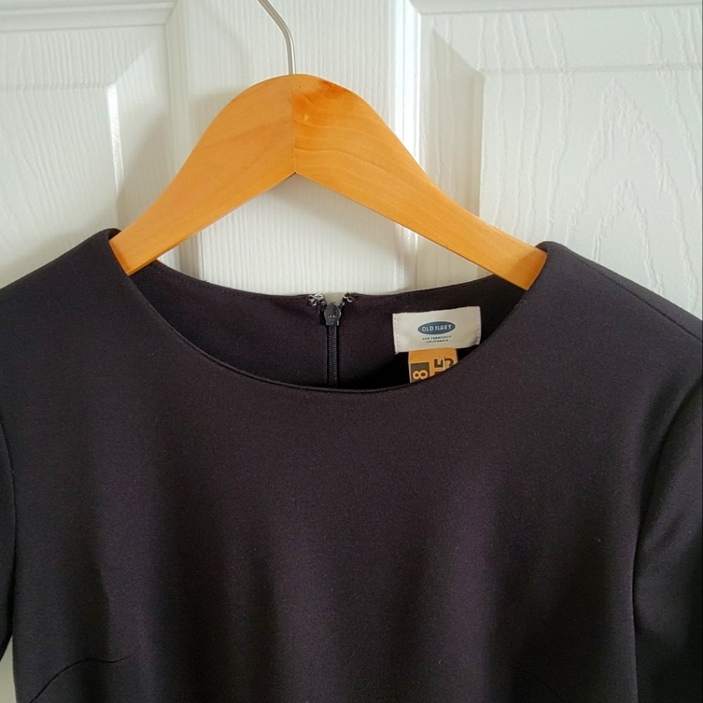Double knit ponte shift dress relaxed fit XS - Picture 2 of 5